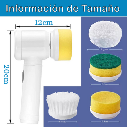 Cepillo Eléctrico De Limpieza 4 En 1