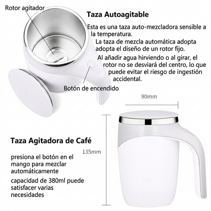 Taza Con Mezclador Térmico De Acero