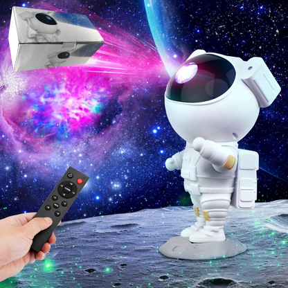 Lámpara Astronauta Proyector Led Girador